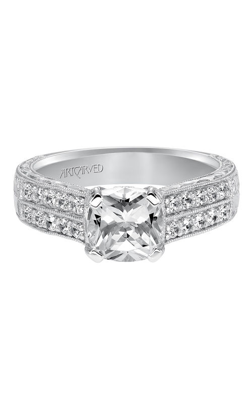 ArtCarved Vintage Engagement ring 31-V519HUW-Eproduct image