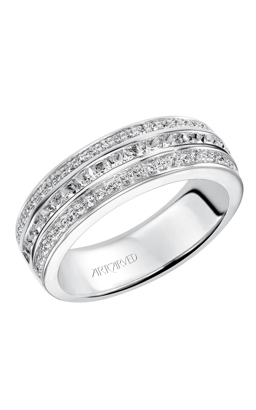 ArtCarved Contemporary Wedding band 33-V9100W-Lproduct image
