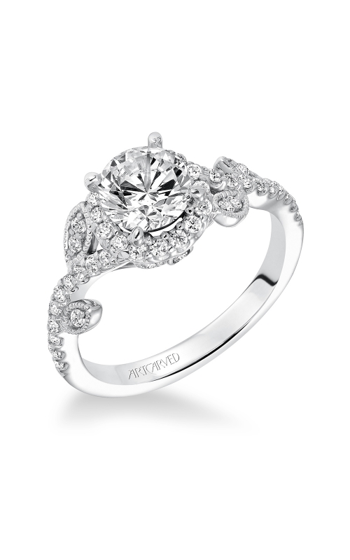 ArtCarved Contemporary Engagement ring 31-V600ERW-Eproduct image