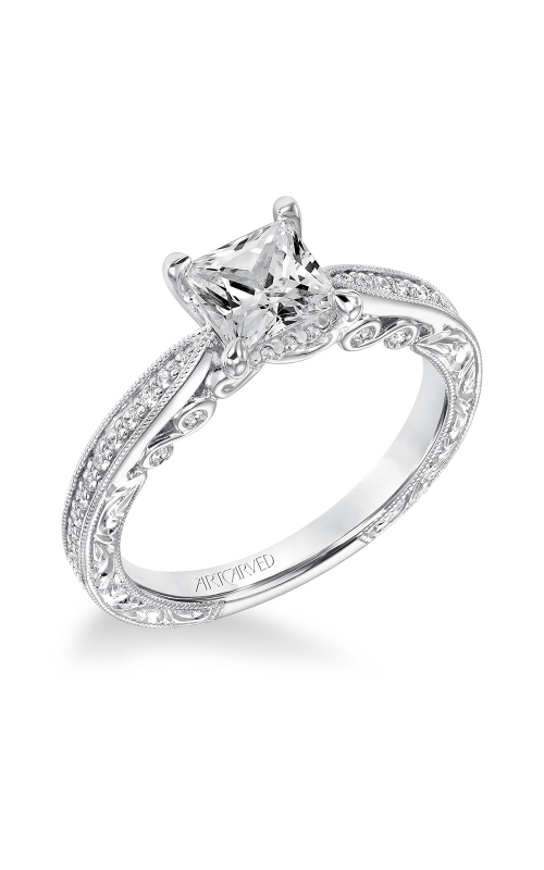 ArtCarved Vintage Engagement ring 31-V683ECW-Eproduct image