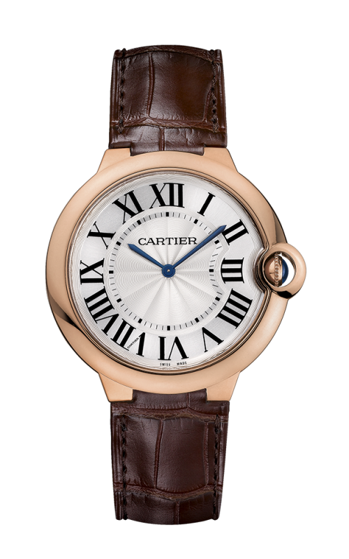 ᐈ Часы мужские 【Cartier Ballon Bleu De Cartier Ballon Bleu de Extra-Plate  Rose Gold W6920083】 Купить в Москве, цены | Watches Master