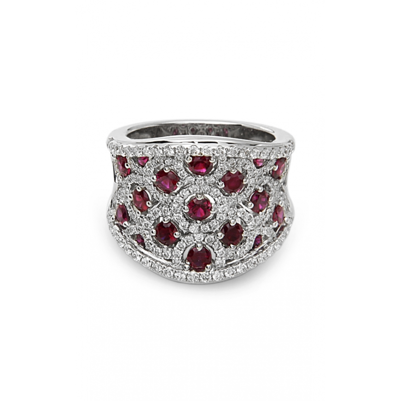 Charles Krypell Precious Pastel Ring 3-9289-WRUBY