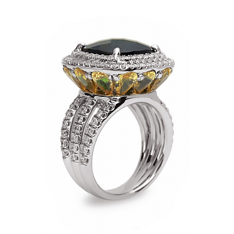 Charles Krypell Pastel Ring 3-7161-WGTYS