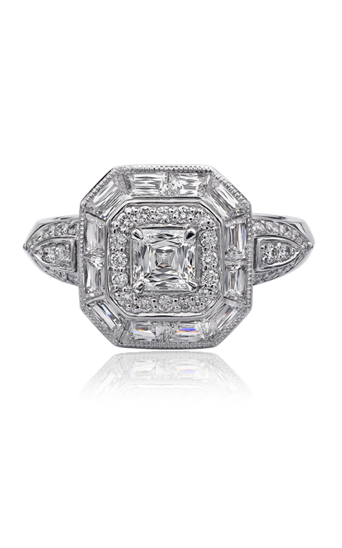 Christopher Designs Crisscut Asscher Engagement Ring G3R-CU