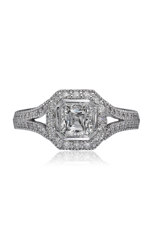Christopher Designs Crisscut Asscher Engagement Ring G54-ACC100