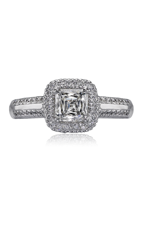Christopher Designs Crisscut Asscher Engagement Ring G15A-ACC085