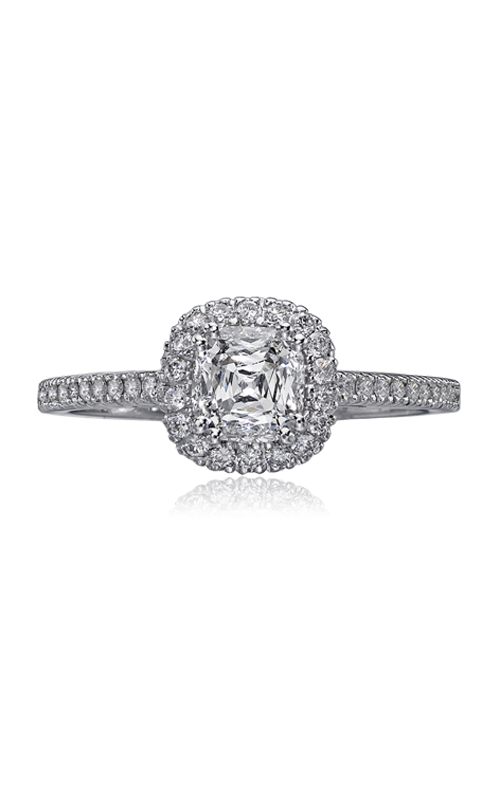 Christopher Designs Crisscut Cushion Engagement Ring G12A-CU075