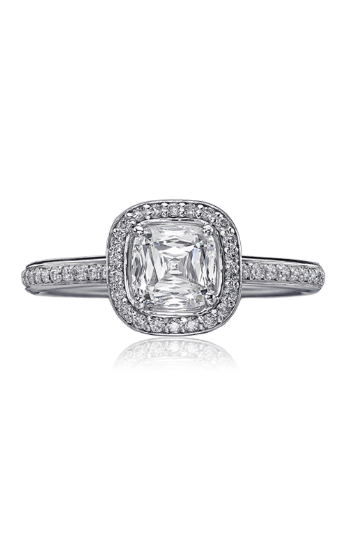 Christopher Designs Crisscut Cushion Engagement Ring 94R-CU100