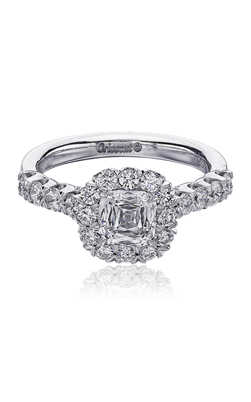 Christopher Designs Crisscut Cushion Engagement Ring G52-CU100