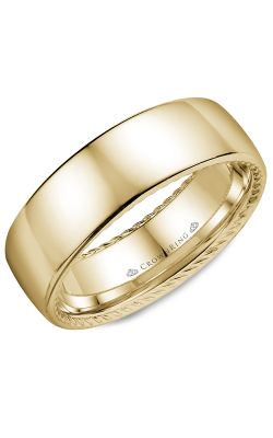 CrownRing Carved Wedding Band WB-012R7Y product image