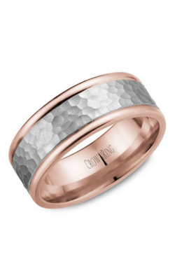 CrownRing Carved Wedding Band WB-028C8WR product image