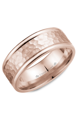 CrownRing Carved Wedding Band WB-028C8R product image