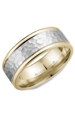 CrownRing Carved Wedding Band WB-028C8WY product image