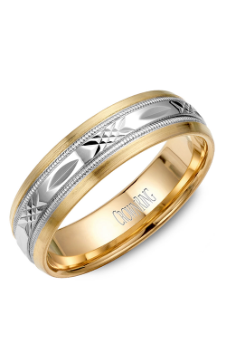 CrownRing Carved Wedding Band WB-7000 product image