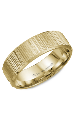 CrownRing Carved Wedding Band WB-7920Y product image