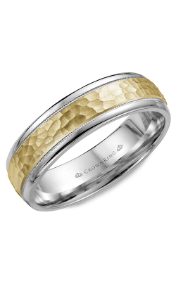 CrownRing Carved Wedding Band WB-7926YW product image