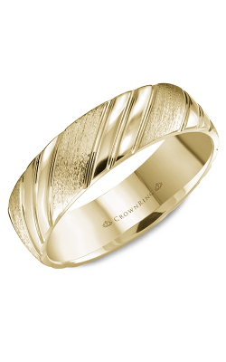 CrownRing Carved Wedding Band WB-8051Y product image