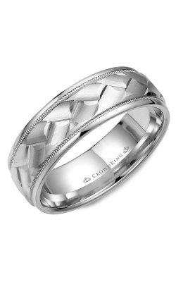 CrownRing Carved Wedding Band WB-9098 product image