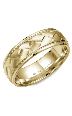 CrownRing Carved Wedding Band WB-9098Y product image