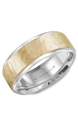 CrownRing Carved Wedding band WB-9300YW product image