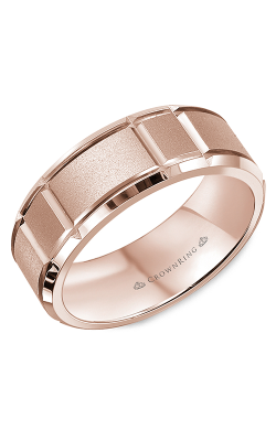 CrownRing Carved Wedding band WB-9910R product image