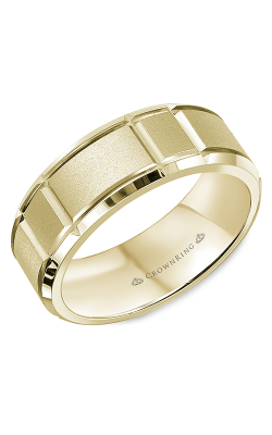 CrownRing Carved Wedding band WB-9910Y product image