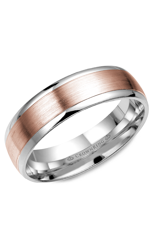 CrownRing Classic and Carved Wedding Band WB-7141RWproduct image