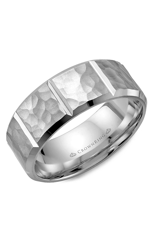 CrownRing Classic and Carved Wedding Band WB-9097product image