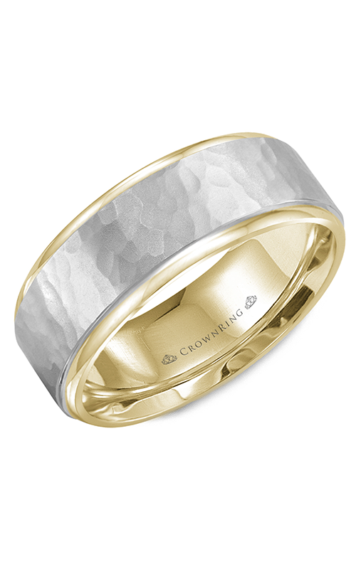 CrownRing Classic and Carved Wedding Band WB-9300product image