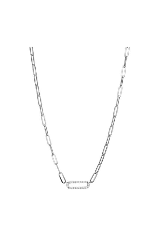 Elle Paperclip Necklace N10167WZ17