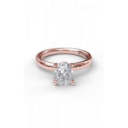 Fana Engagement Ring Solitaire S3050-14kt-Rose
