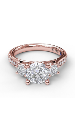 Fana Three Stone S3521-14kt-Rose product image