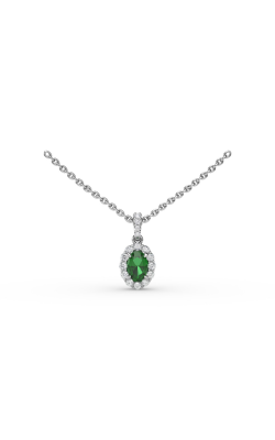 Fana Color Fashion Necklace P1834E-14kt-White product image