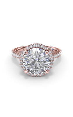Fana Halo Engagement ring S4185-18kt-Rose product image