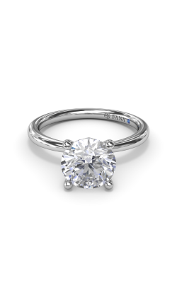 Fana Solitaire Engagement ring S4190-14kt-White product image