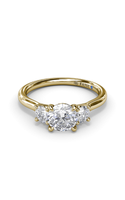 Fana Three Stone S4204-14kt-Yellow product image