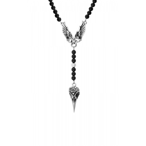 鬼阿弥［JRF] Baby crow&featherネックレス　silver 鬼阿弥［JRF] Baby crow&featherネックレス silver