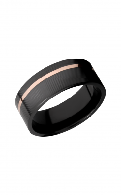 Lashbrook Zirconium Wedding Band Z8F11OC/14KR product image