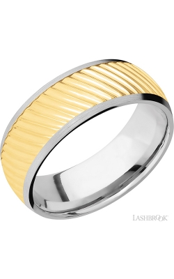 Lashbrook Precious Metals Wedding band 14KWPF8D16/14KYRIPPLE product image