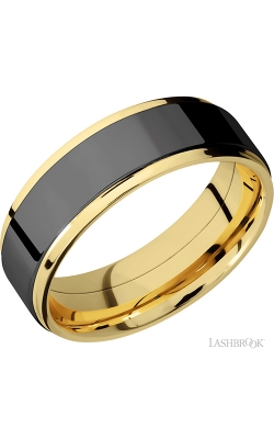 Lashbrook Zirconium Wedding Band 14KYPF7FGE15C/ZIRCONIUM product image