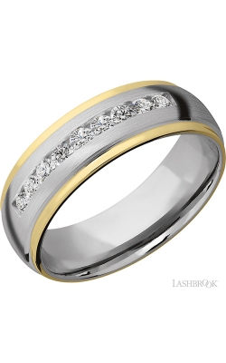 Lashbrook Precious Metals Wedding band CC7DGE21EDGE/14KYLABDIA9X.05CH product image