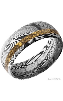 Lashbrook Precious Metals Wedding band D8D12OCTIGHTWEAVE/NUGGET product image