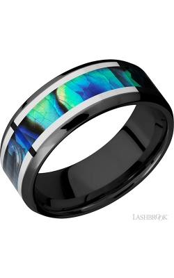 Lashbrook Shell Wedding Band Z8B16(NS)/SS14/ABALONE product image