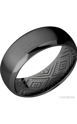 Lashbrook Zirconium Wedding Band Z8DB product image