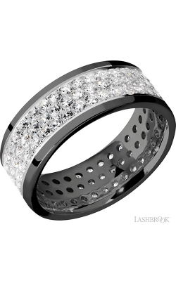 Lashbrook Zirconium Wedding Band Z8F16/SS3ROWETERNITYLABDIA.03BEAD product image