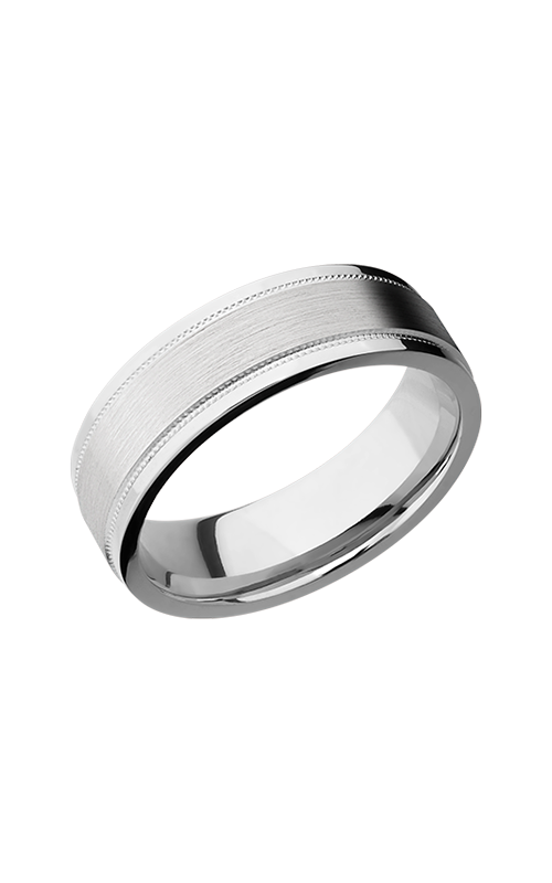 Lashbrook Cobalt Chrome Wedding band CC7FGEW2UMIL14C/14KRproduct image