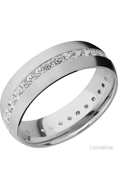 Lashbrook Precious Metals Wedding band 14KW7DETERNITYDIA.03BEAD Lashbrook Precious Metals Wedding band 14KW7DETERNITYDIA.03BEADproduct image