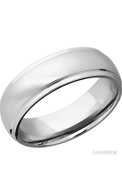 Lashbrook Cobalt Chrome Wedding band CC7DGEproduct image
