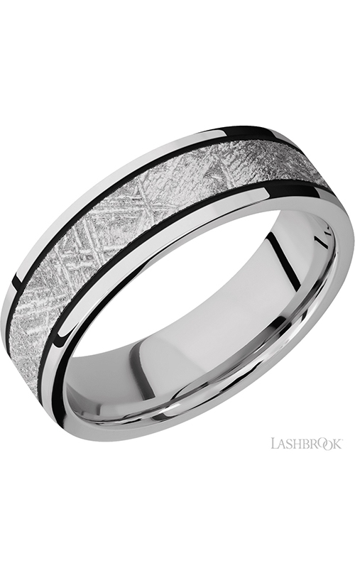 Lashbrook Meteorite Wedding band CC7F14/METEORITE/MGAproduct image