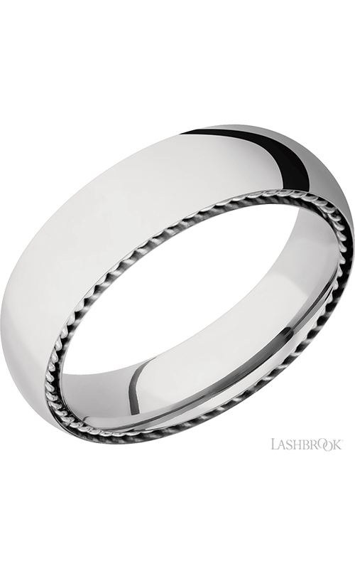 Lashbrook Precious Metals Wedding band 14KW6DSIDEBRAID/14KWproduct image